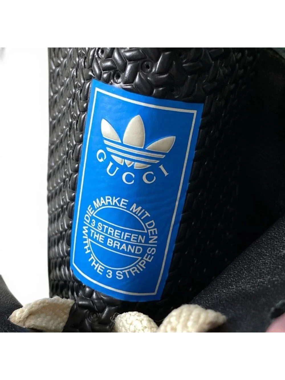 Gucci @d9 Adidas Bowling Shoes Leather Boots Trefoil Logo Black 6.5